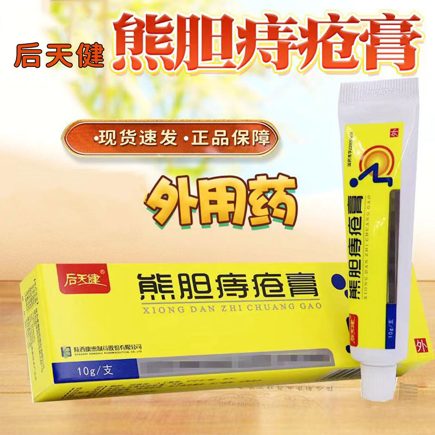 熊胆痔疮膏 10g 1支装
