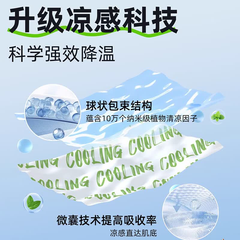 冰感毛巾清凉提神降温去汗止汗湿巾户外运动长效清凉便携冰凉巾 20包（全家囤货装）