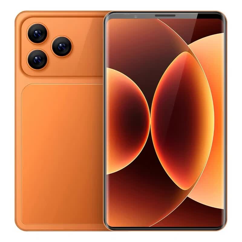 WUHADP8.9寸大屏智能手机天玑9500全网通5G红外遥控18000毫安电池OTG 橙色【国际版】 16GB+1TB