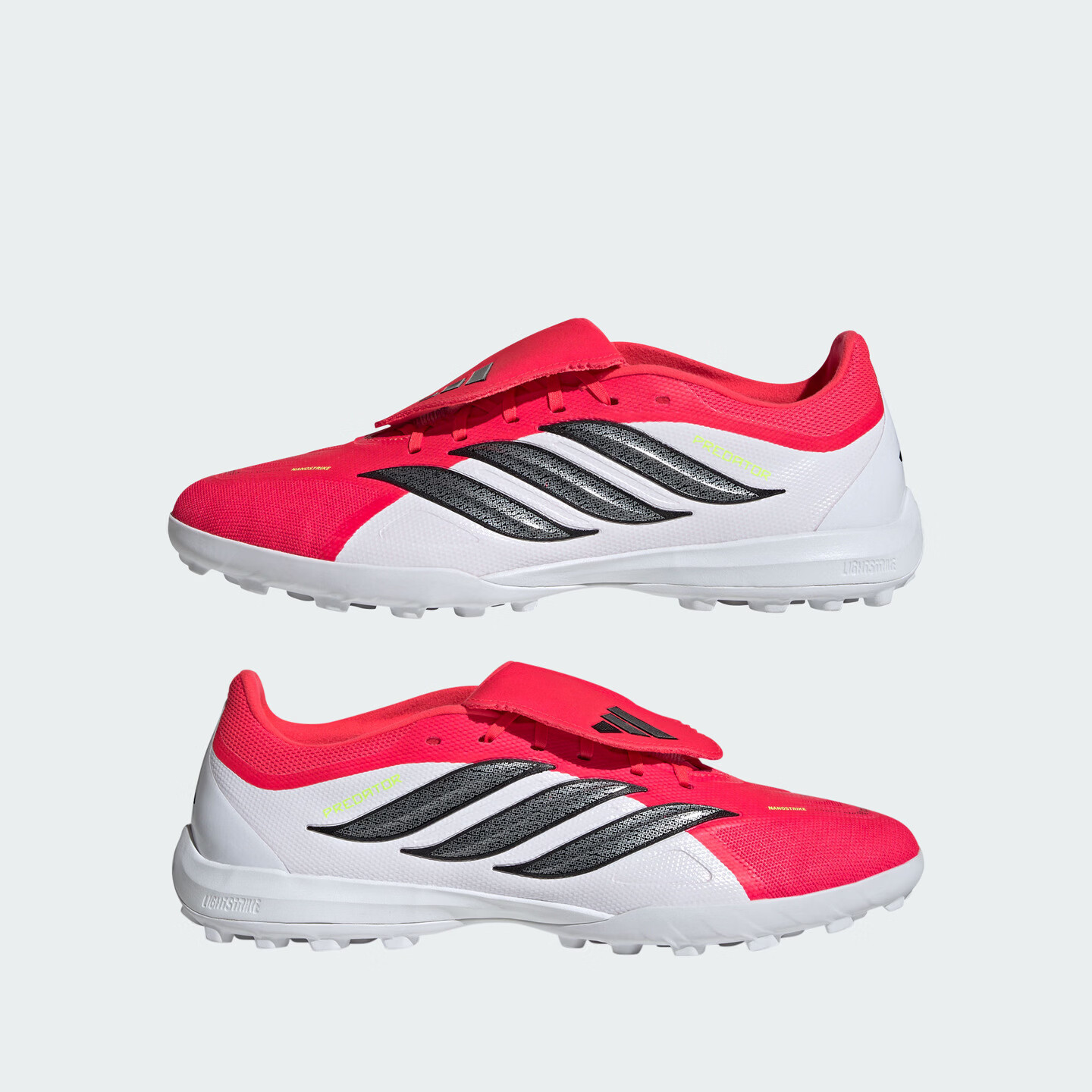 adidas PREDATOR LEAGUE FT TF人草/室外硬地足球鞋男女阿迪达斯 亮红/黑色/白色 40