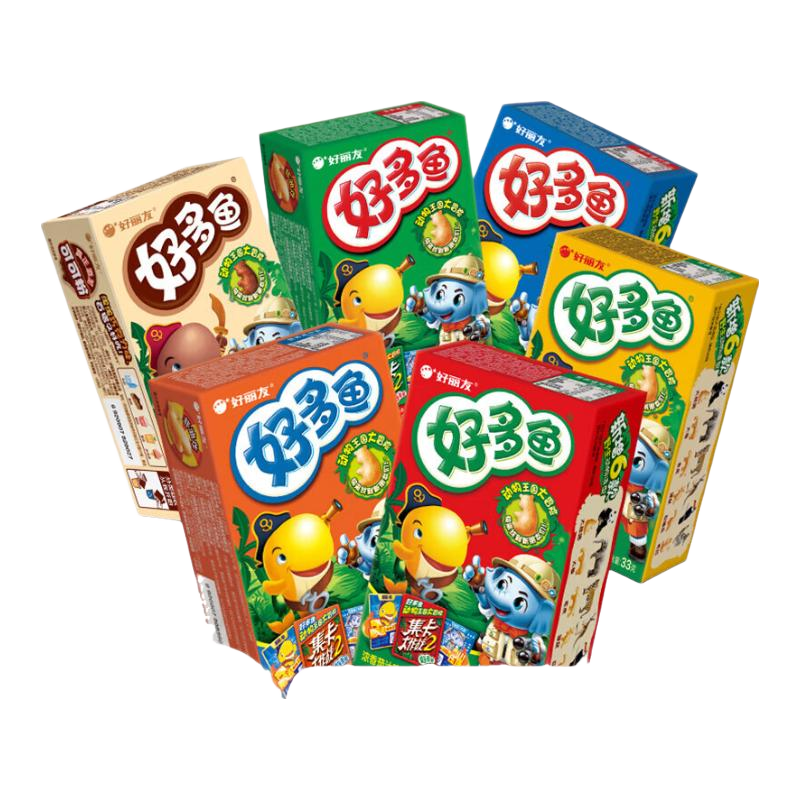 好丽友（ORION）好多鱼蘑古力糖果零食儿童休闲零食宿舍办公室小零食【店长推荐】 【好多鱼】浓香茄汁33g
