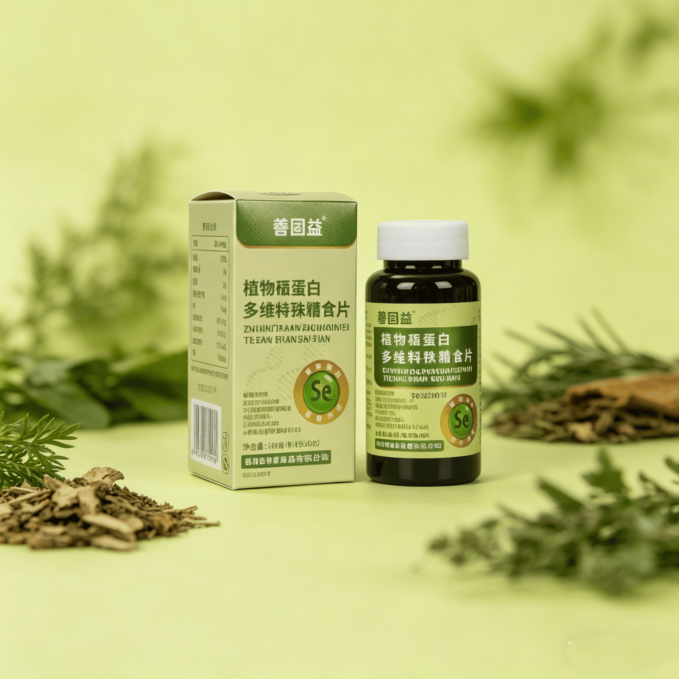 善固益植物硒蛋白片多维特殊膳食片补硒片新升级专利【直播款】 【直播同款】 60片*10瓶 回购选【低至12.8/瓶】