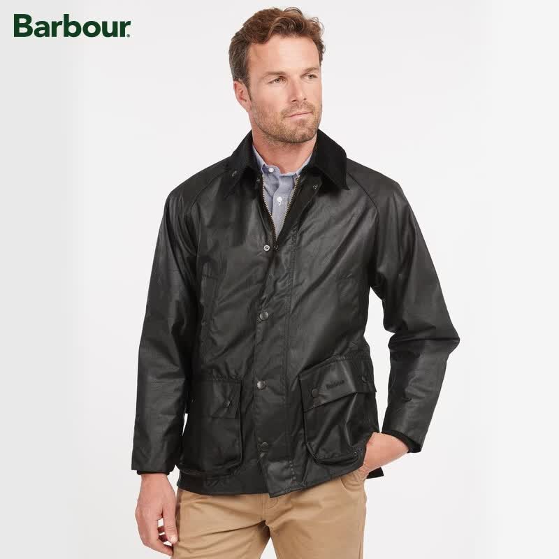 Barbour Bedale男士油蜡夹克 MWX0018 黑色 S (38) 体重约140-150斤-宽松版型