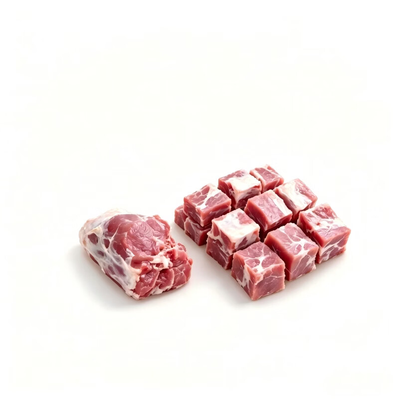 嘉谨牧场清真盐池滩羊腿肉新鲜现切羊腿块老人滋补营养生鲜食材 5斤羊脖子（切片）