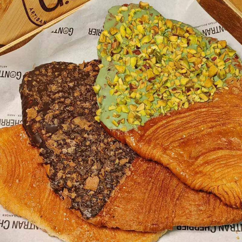 奶油可颂薄脆饼干面包早餐黄金牛角包代餐饱腹压扁的奶油可颂面包 【面包变饼干】被压扁的可颂50g*1盒