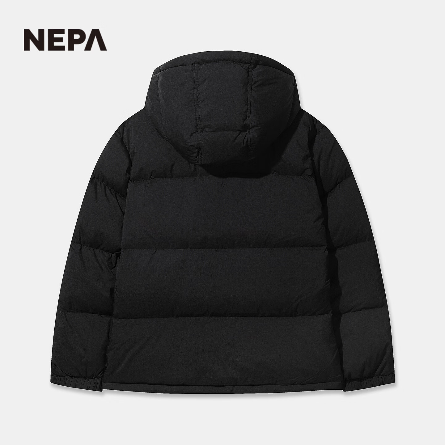 NEPA耐葩户外秋冬男士羽绒服时尚保暖羽绒服CL72067 C01黑色 M 175/92A(100)