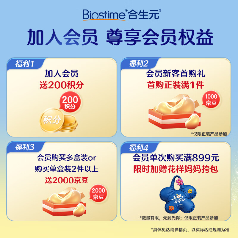 合生元白金版益生菌儿童 m16v舒敏益生菌 敏敏救星200亿活菌36袋 白金版 36袋*1盒 【改善敏感】