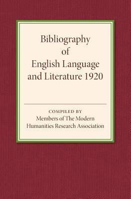 预订 bibliography of english language and literature 1920