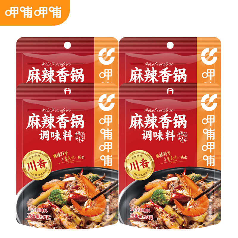 呷哺呷哺麻辣香锅料90g*4袋