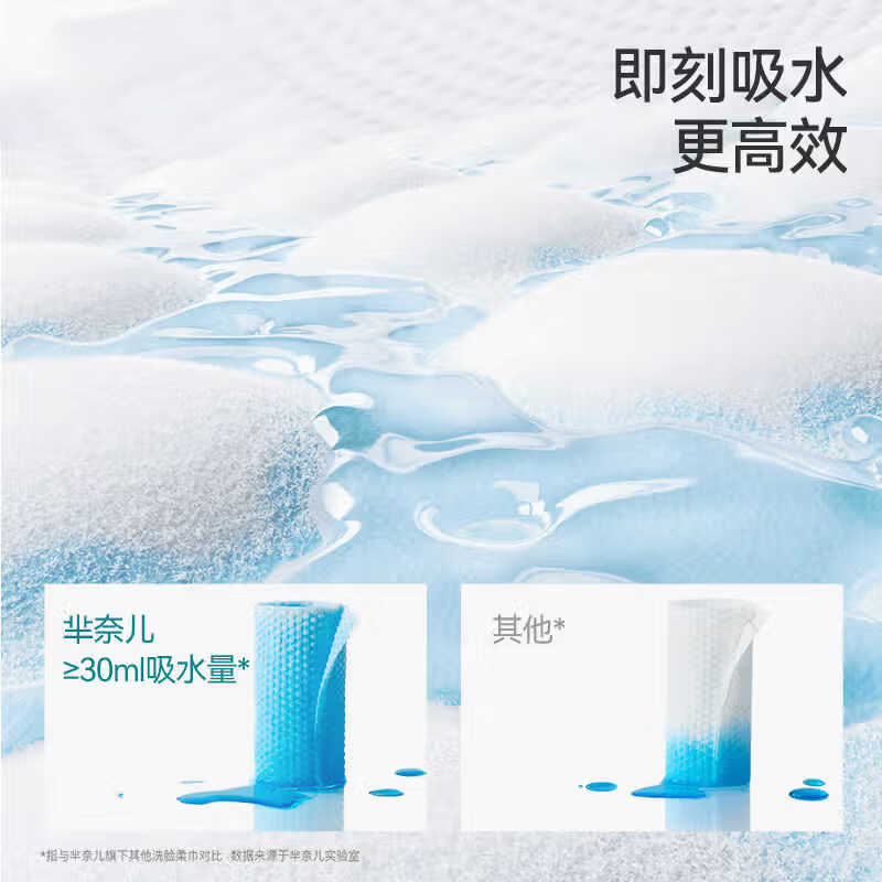JCZS悬挂式洗脸巾国潮一次性洁面巾美容院加厚擦脸巾干湿家具不掉毛絮 二大提+送挂钩【320抽-可用720次】升级珍珠纹 1包