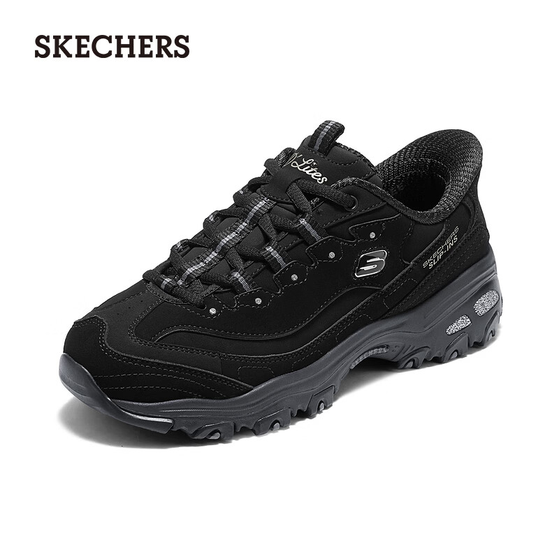 斯凯奇（Skechers）女士新品老爹鞋150543 全黑色 /BBK 39.5