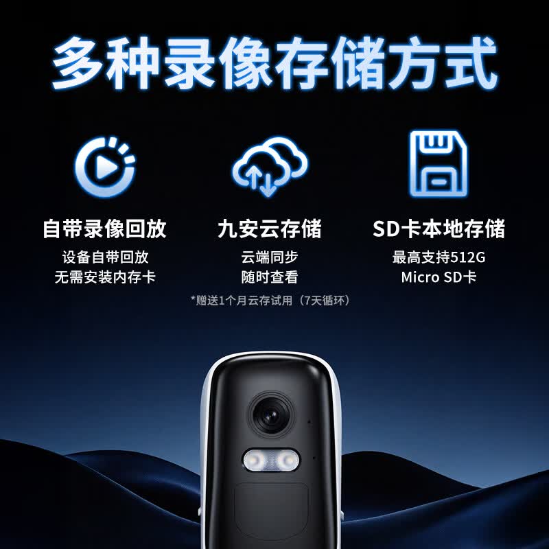 JUAN监控摄像头4g摄像头终身免费流量太阳能室外监控摄像头360度带夜视全景800万超清磁吸免打孔 【4G终身免流】360°旋转云台+太阳能 摄像机+120天循环录像卡（超大存储）