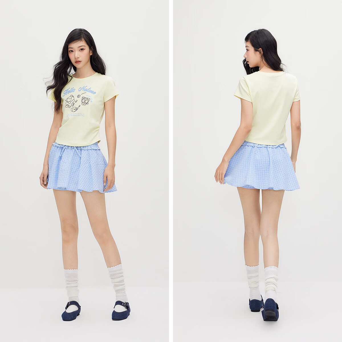 森马(Semir)凉感T|森马罗小黑短袖T恤女夏短款修身正肩2026新款趣味显瘦衣服 淡黄31401 L 森马(Semir)凉感T|森马罗小黑短袖T恤女夏短款修身正肩2026新款趣味显瘦衣服 淡黄31401 L