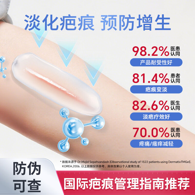 倍舒痕5g疤痕凝胶进口祛疤膏儿童硅酮凝胶修复烧伤烫伤Dermatix 2支装【实惠装】第二支半价 【官方直售 京质保障】