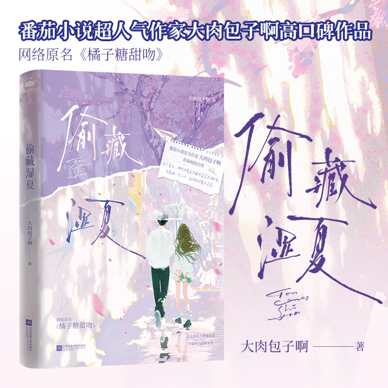 【官方正版】偷藏湿夏 番茄小说人气作家大肉包子啊高口碑作品 原名橘子糖甜吻 这个夏天，谢砚池是宋浅藏在星星里的秘密  博集天卷 偷藏湿夏