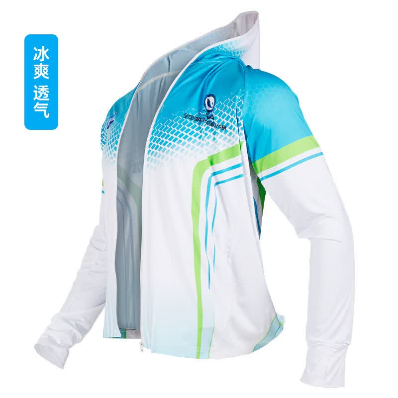 龙王恨冰丝防晒衣男夏季新款轻薄款透气防晒服户外钓鱼外套 CAA联名款防晒钓鱼服装 L