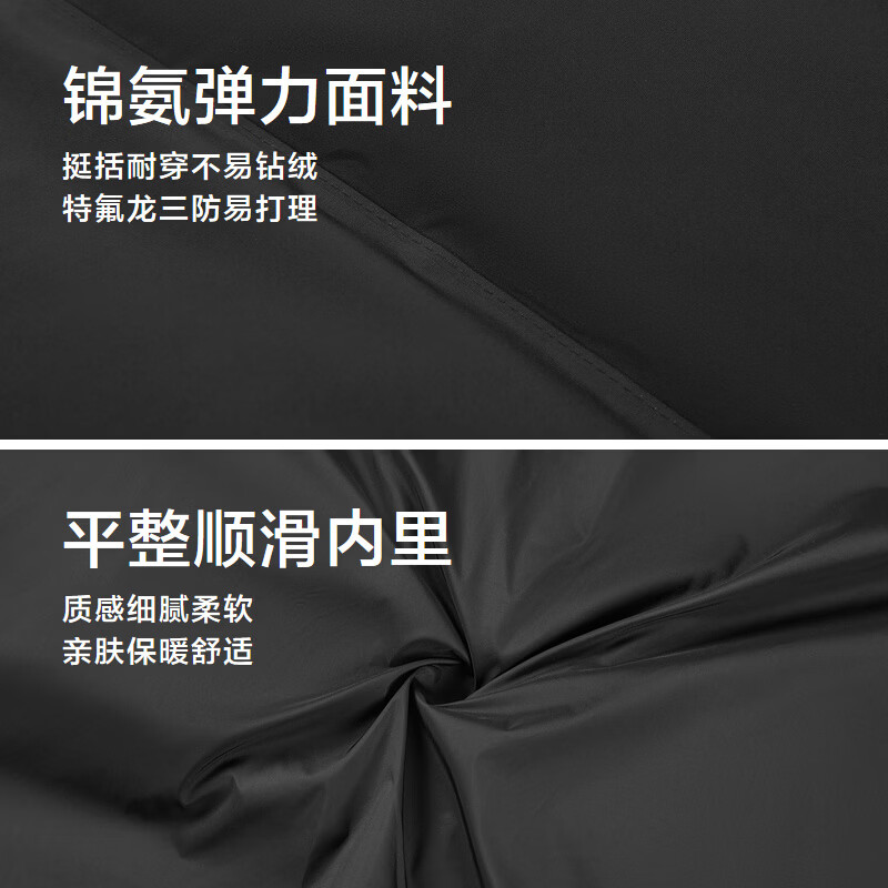 海澜之家三防羽绒服男【充绒量113-144g】曾舜晞同款极光95绒外套男冬季 黑色D5 L 175/92A 推荐137~150斤