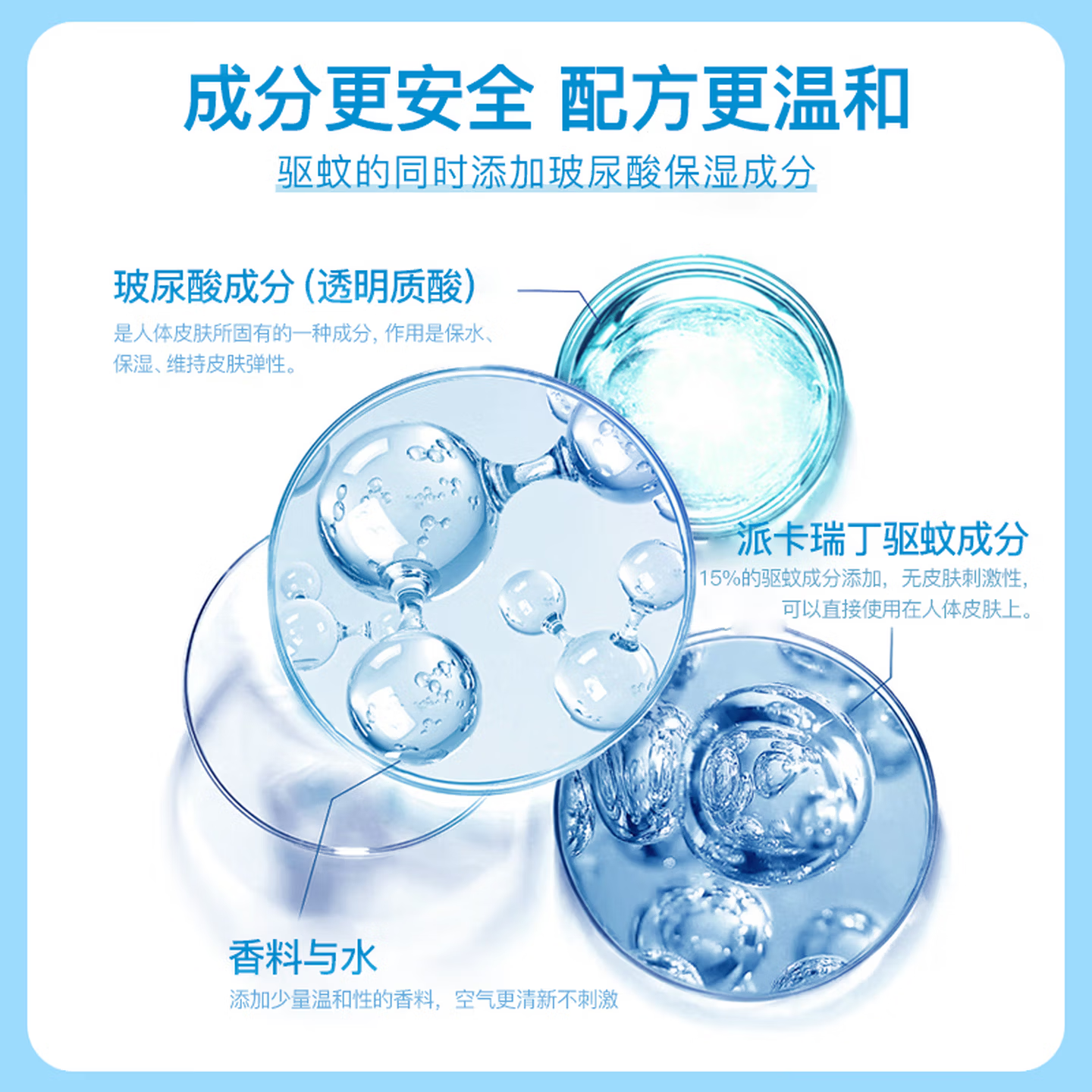 未来驱蚊液蚊虫叮咬止痒夏季旅行儿童成人 【3倍驱蚊】天使金200ml*3瓶