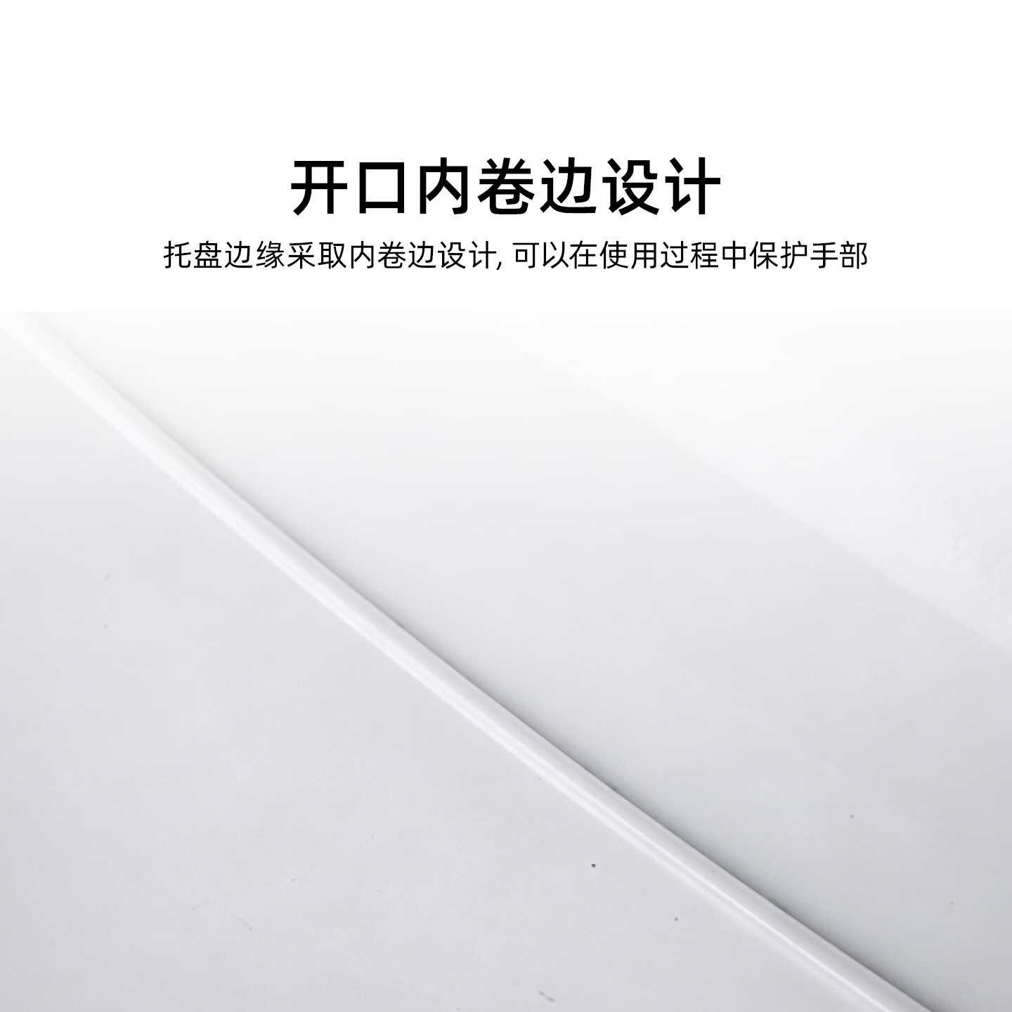 WESCO创意果盘美观高颜值果盘桌面摆件 黑色