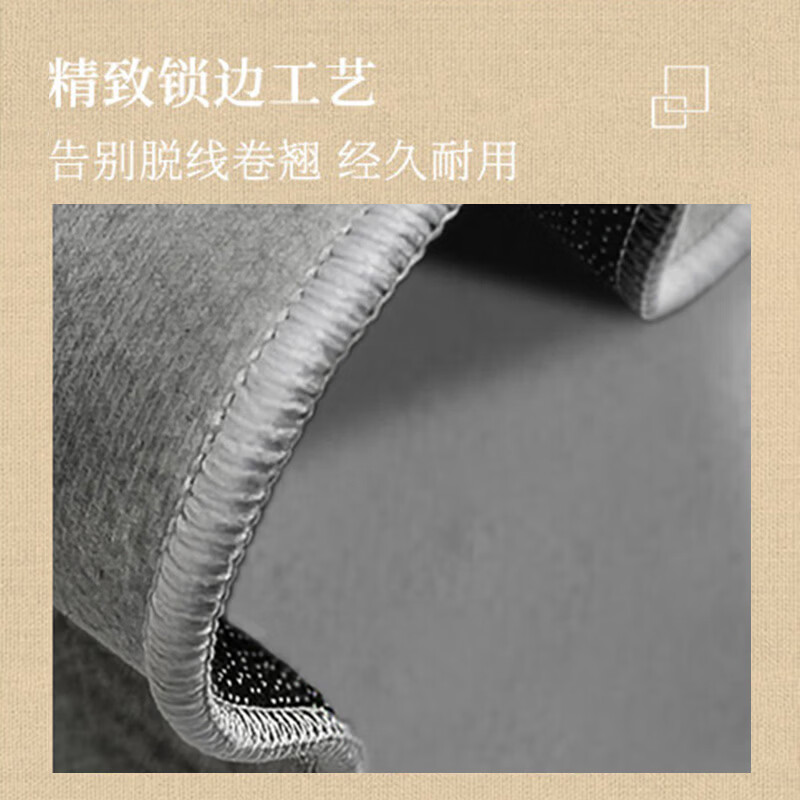 KAYE2026新款地毯客厅轻奢高级感入户门垫免洗可擦防滑地垫卧室床边毯 SJR-K风禾-02 80X160cm