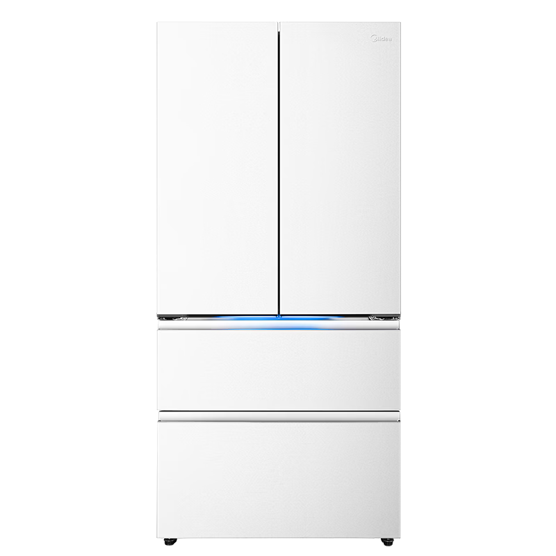 美的（Midea）熊墩墩Pro600L法式四开门冰箱超薄嵌入式双系统2.0除菌制冰大容量BCD-600WUFIPZM(E)国家补贴