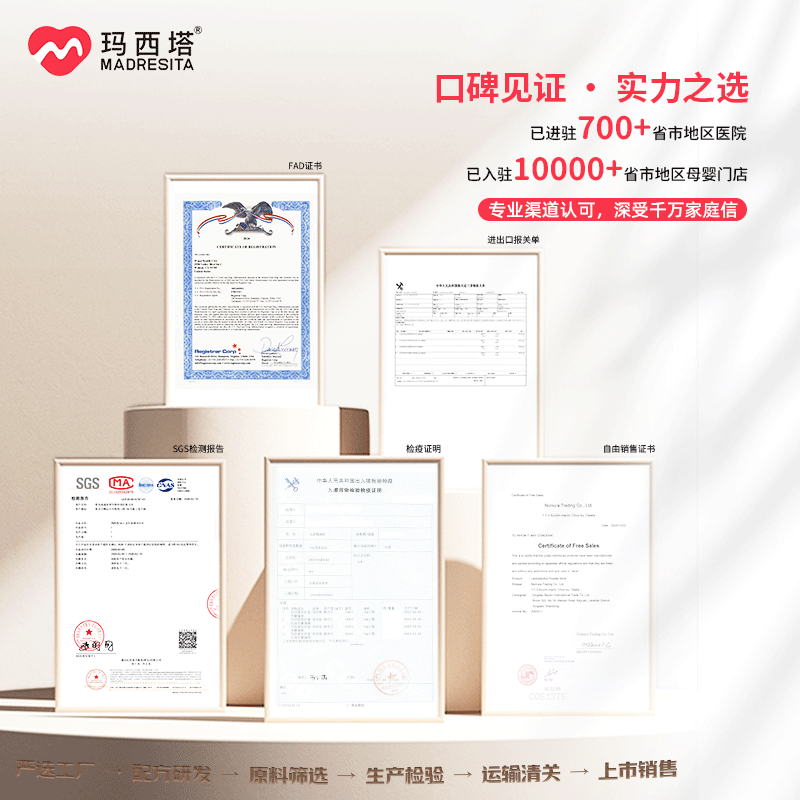 玛西塔(MADRESITA)多种维生素复合粉铁锌维A维B维D儿童10g*30袋