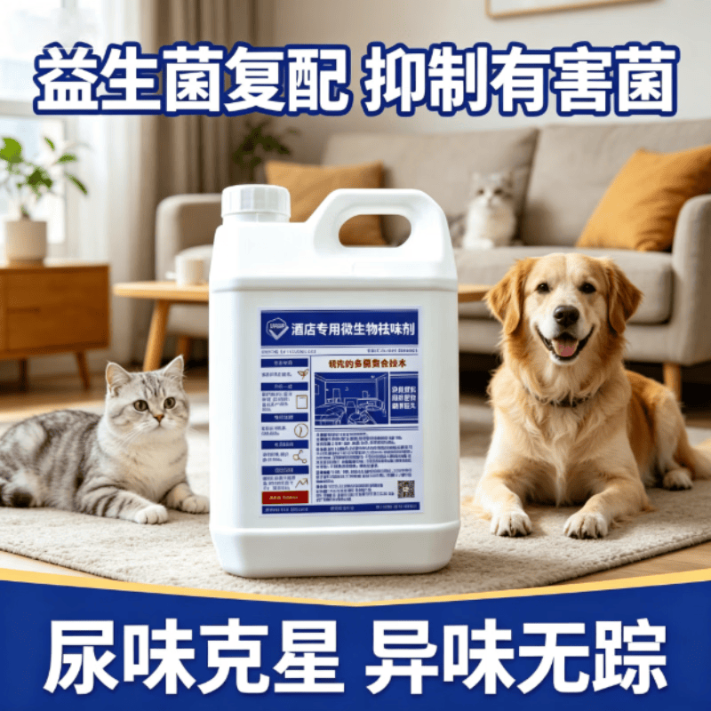 沃满芬益生菌除臭剂空气清新剂复配快速除味祛味微生物持续酒店民宿无毒 2500ml【1桶】 日照森林