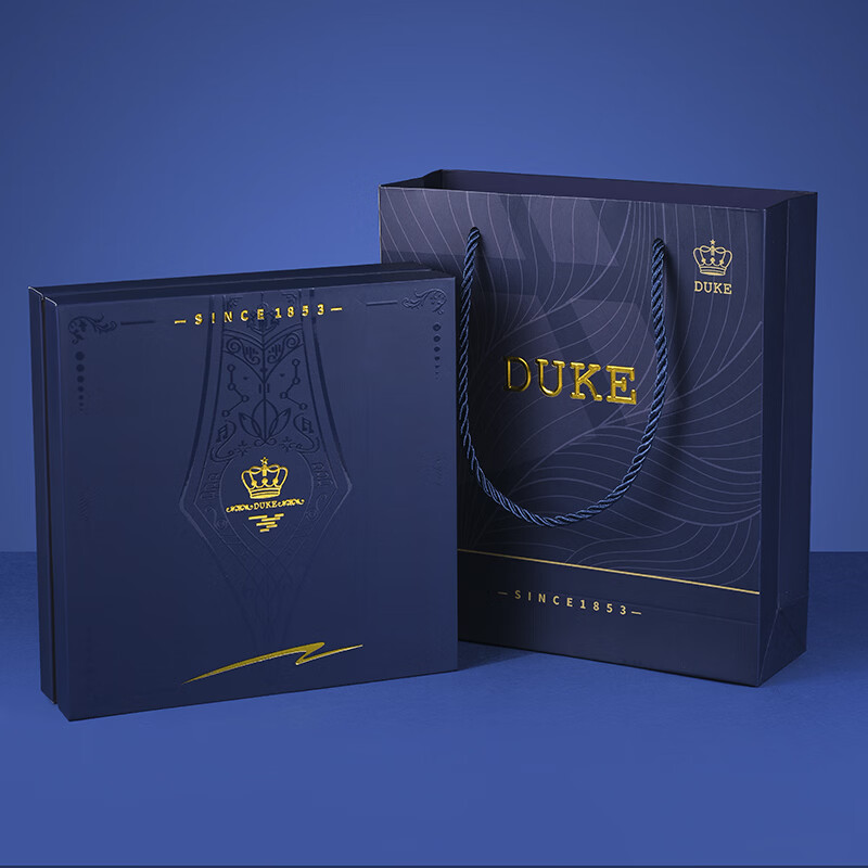 DUKE公爵2026马踏祥云套装设计1新颖气氛款铱金笔钢笔墨水笔自用书写送人自用书写顺滑礼物优选 尊礼套装（亮黑色）