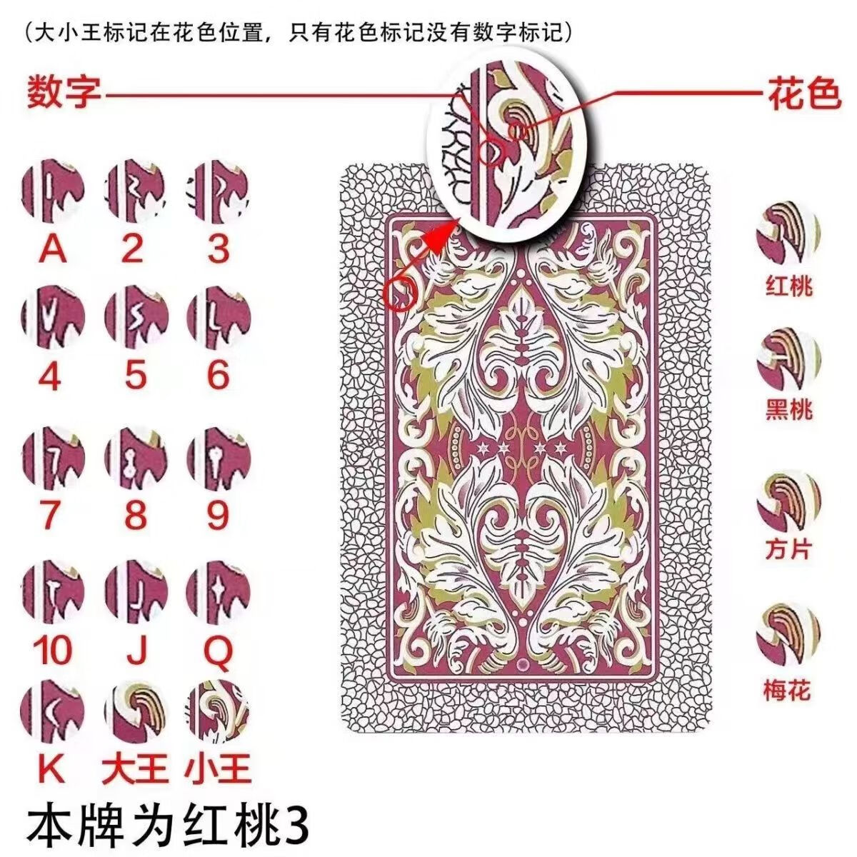 姚记魔术扑克魔术道具姚记2000斗地主扎金花背面密码扑克牌纸牌 十副