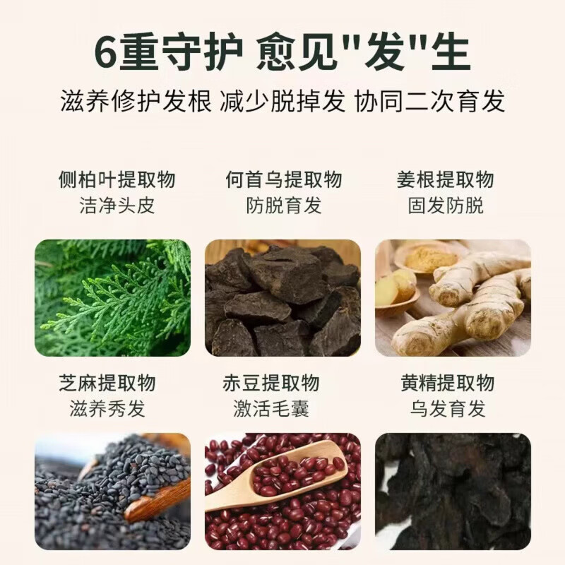MRYU众康尚品头发滋养液发液七天防脱去屑止痒浓密增长尚志华教授精华 3瓶装买二送一【中度脱发适用】 【官方旗舰 京质保障】