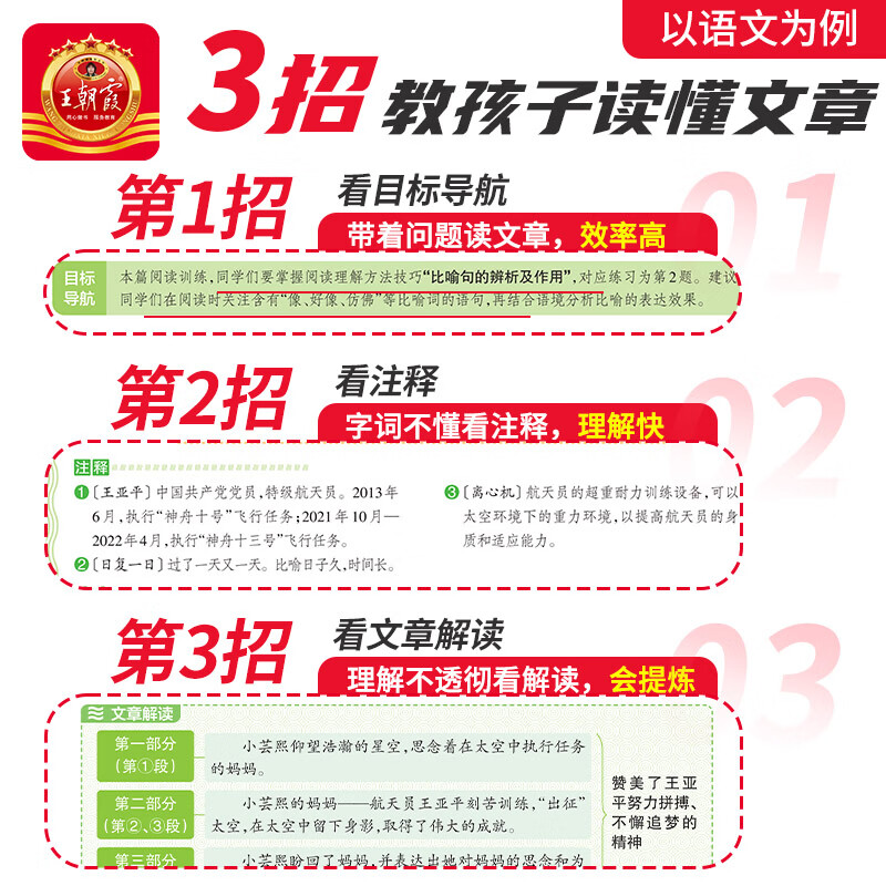 王朝霞2027小学阅读理解专项训练一二三四五六年级小升初语文英语阅读训练100篇超详解数学思维强化训练含视频讲解 英语阅读训练 五年级