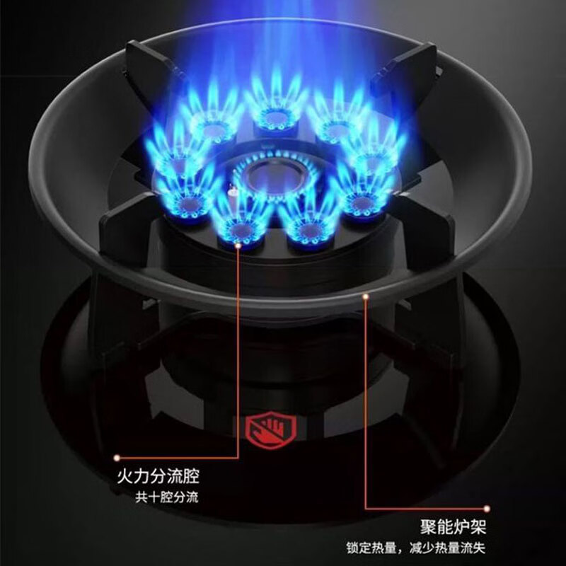 御皇好太太燃气灶煤气灶双灶台5.2KW家用猛火灶魔碟翻盖易清洁天然气灶台嵌两用一级能效煤气炉 定时|双九喷|聚能防风 【不锈钢面板】 【罐装】液化气