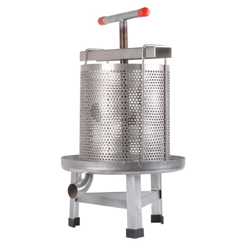 lism不锈钢榨汁机手动压榨机中药菜馅挤水器蜂蜜酒糟猪油渣压饼榨油机