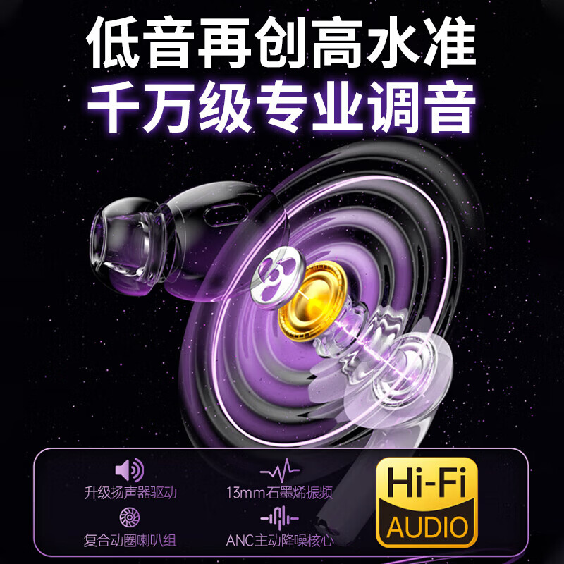 华强北【直营正品丨2026新款】Pro2蓝牙耳机适配苹果17/iphone无线降噪超长续航入耳式运动适用华为小米 Airpluspro2五代【2026新款丨标准版】有硅胶套