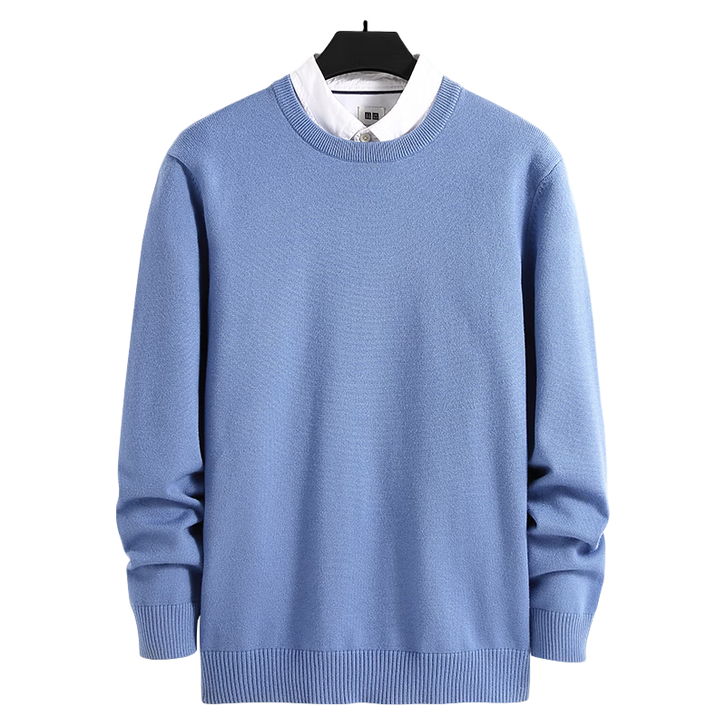 百亿补贴:真维斯(JEANSWEST)毛衣男秋冬新款针织衫青少年针线衫内搭保暖百搭纯色打底衫毛线衫 青花蓝(常规) 2XL(推荐150斤-170斤)52.9元