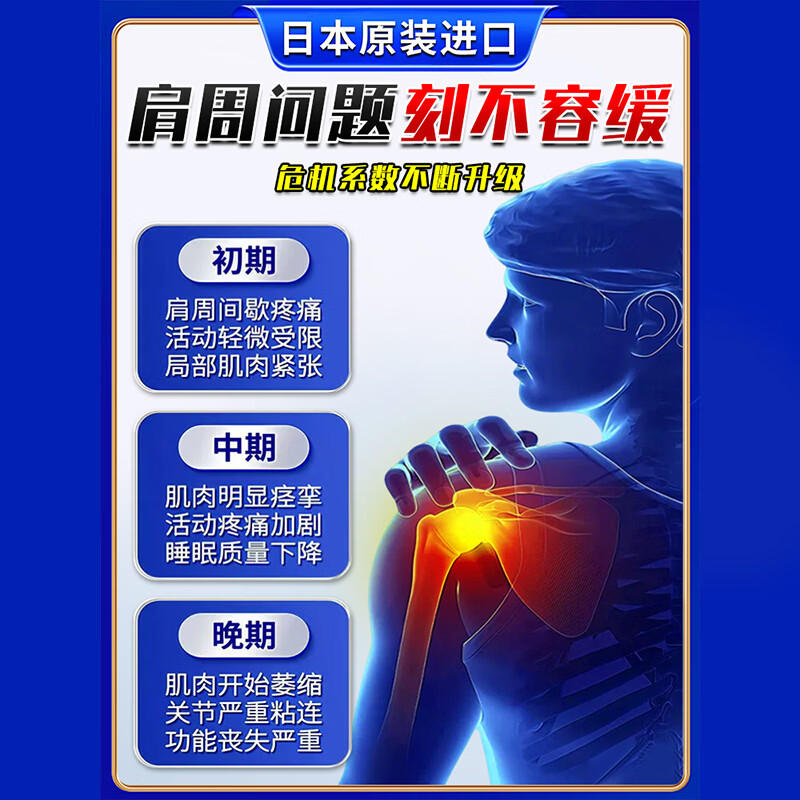 久光小泽膏药颈椎病肩周炎专用贴膏肩膀疼痛胳膊抬不起来僵硬抬臂困难膏药 8盒【好后不在反复】 久光i贴日i本膏40mg