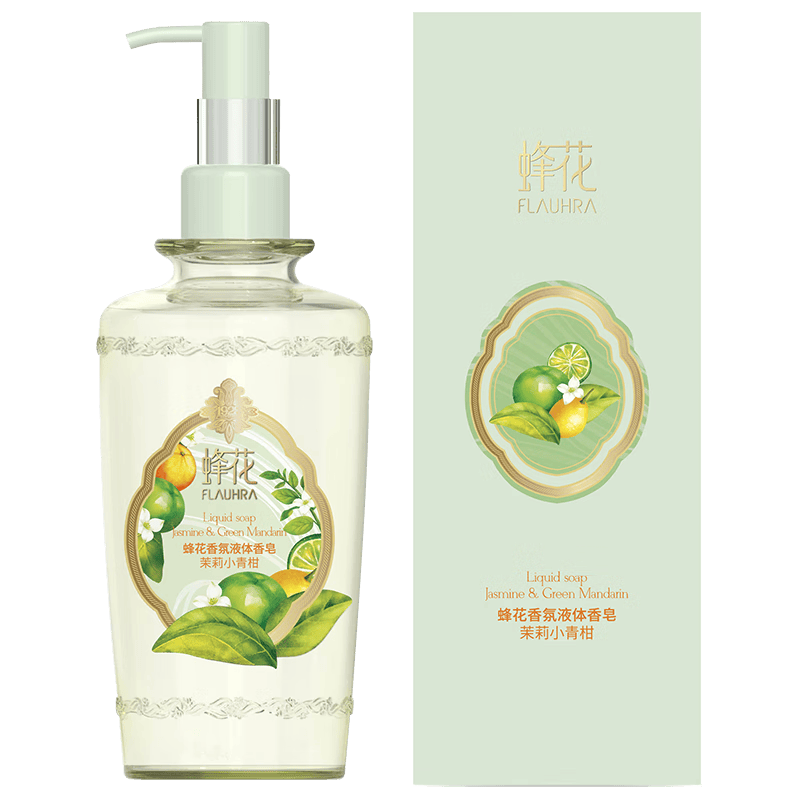 蜂花液体香皂（茉莉小青柑）295g沐浴留香香氛皂液洗手洗澡肥皂