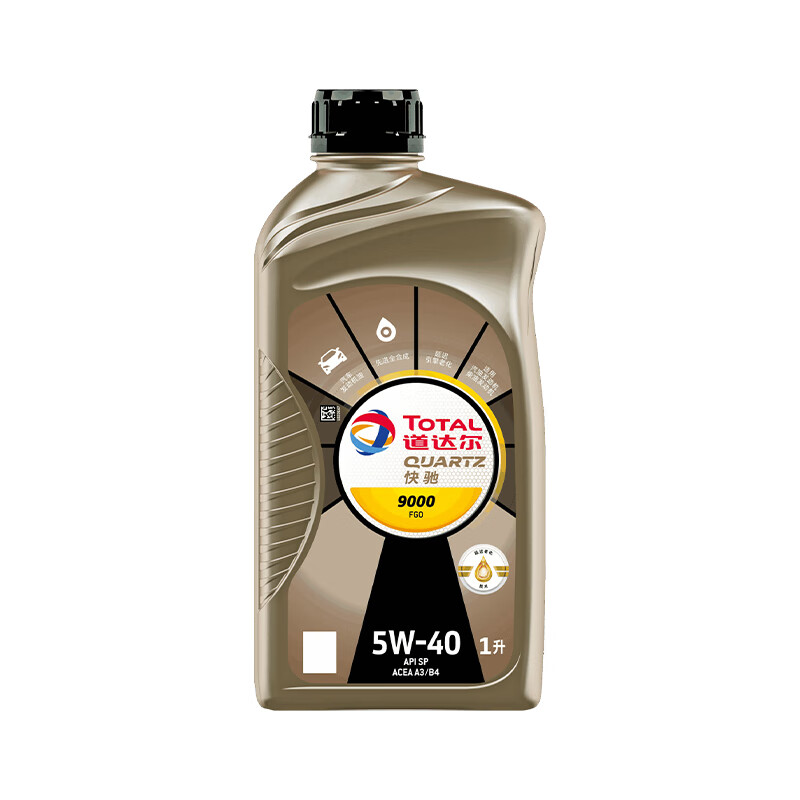 道达尔(total)快驰900002全合成机5w40 sn/cf a3/b4级1l(sn升级sp
