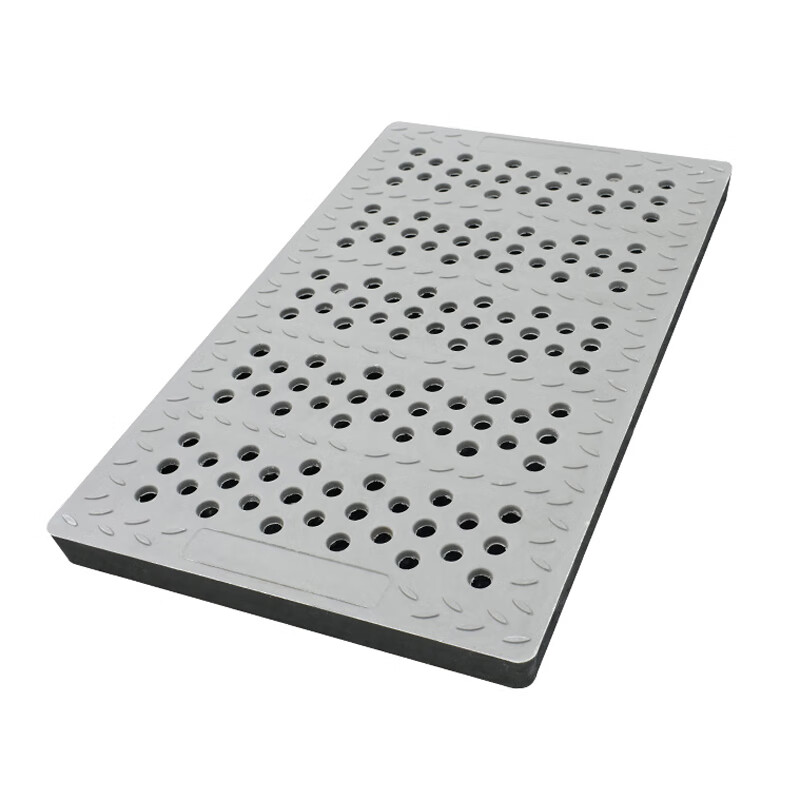 小象优服3004树脂复合排水沟盖板不锈钢雨水篦子井盖300*500*30圆孔款