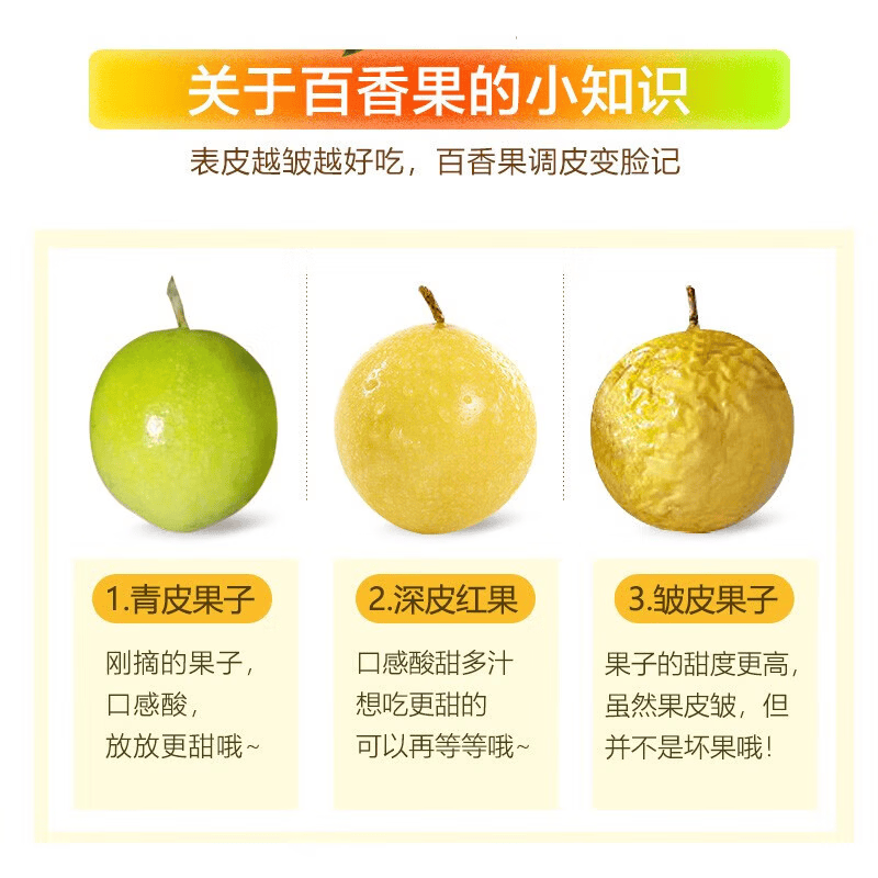 泰汇吃黄金百香果 广西当季新鲜钦蜜9号百香果现摘整箱水果 精选好果17粒【单果30-45g】