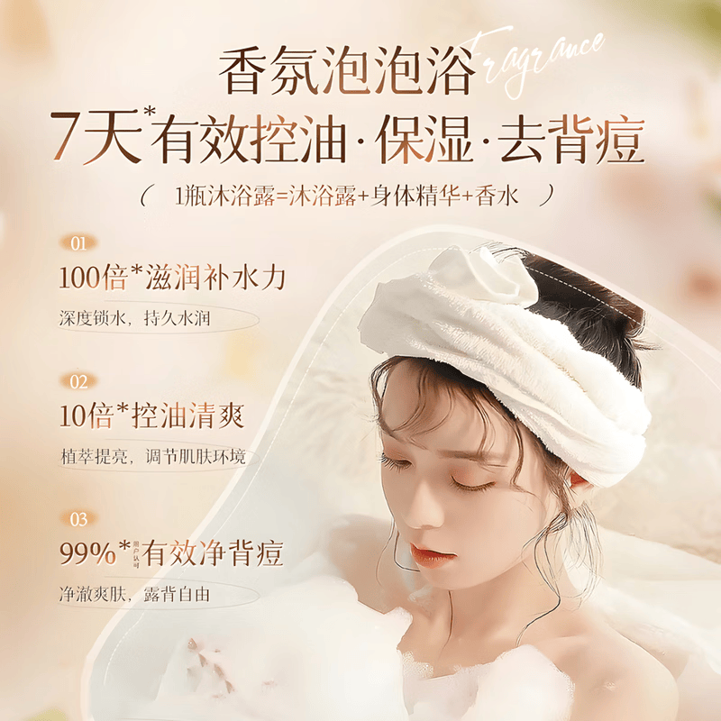 BFBU沐浴露男女士专用持久留香72小时香体去螨虫背痘滋润保湿沐浴乳液 【控油保湿】牛奶沐浴露800ml*1