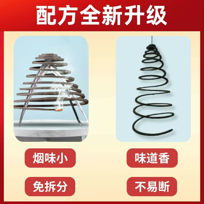 榛质【超长蚊香】正品餐饮畜牧蚊香盘饭店养殖场多效大蚊香商用 20盘【1支架+接灰盘】