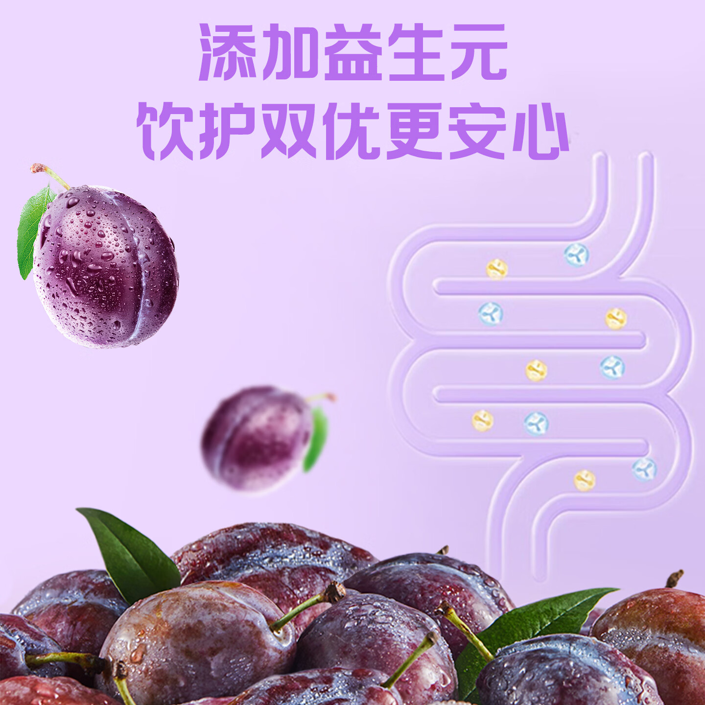 葡口（pukou）果肉饮料果汁0脂肪解腻饮料便携整箱 益生元西梅238ml*10罐 破损包赔