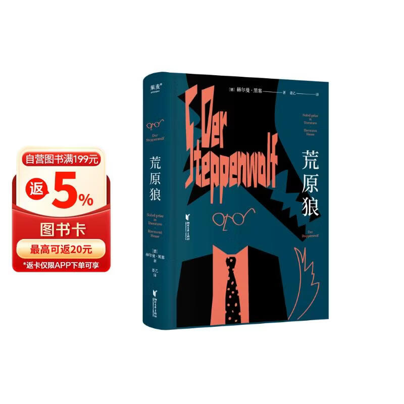 荒原狼 赫尔曼·黑塞 悉达多译者姜乙2023新译作 诺贝尔文学奖得主黑塞自传式小说 外国长篇小说