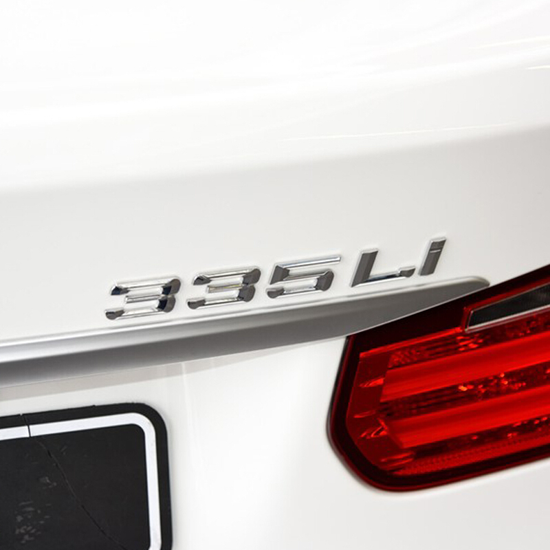 宝马3系改装320li 325li 328li 330i 302i标志车标后尾标志车贴