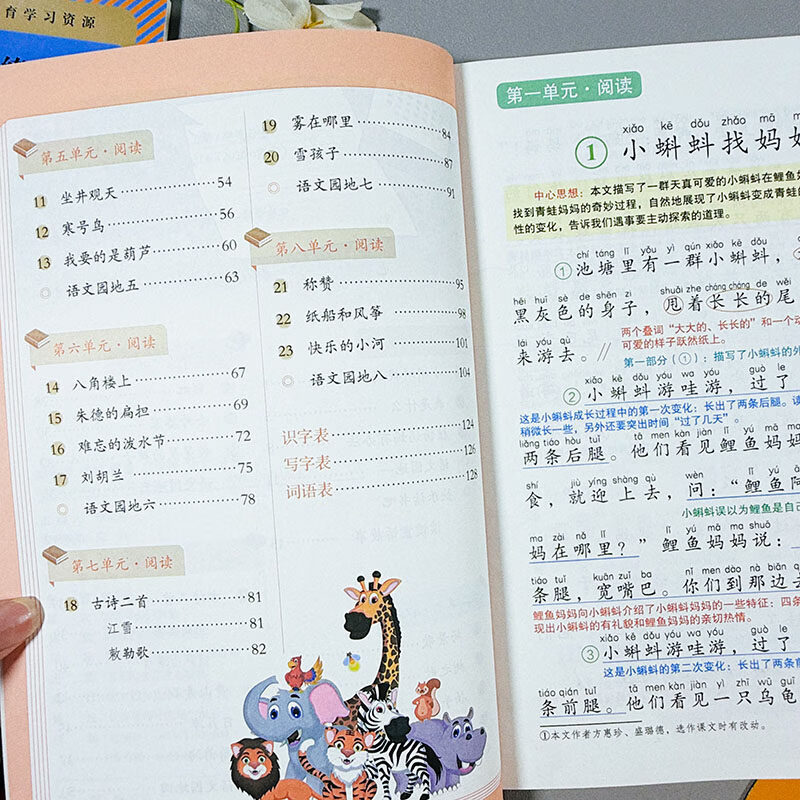 双颖 二年级家长帮精解精练课堂笔记小学数学语文上学期随堂记 课堂笔记_语文+数学【2本】 二年级上