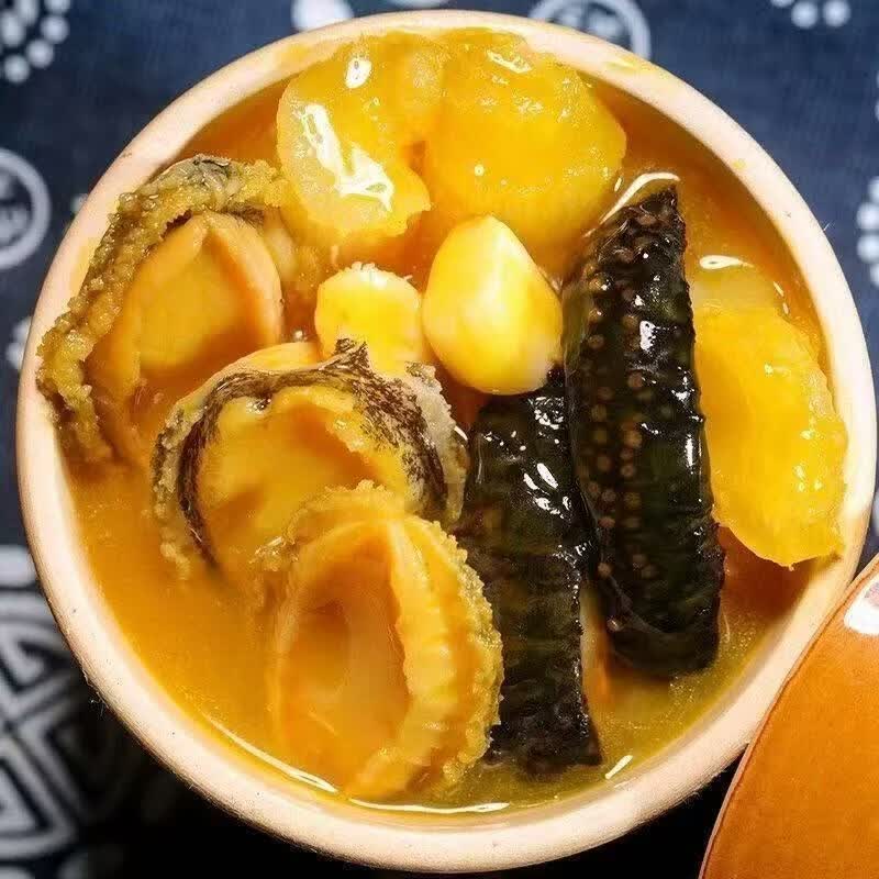 佛跳墙海参鲍鱼花胶加热即食口口满足精心熬制 礼盒整参 6碗*1提
