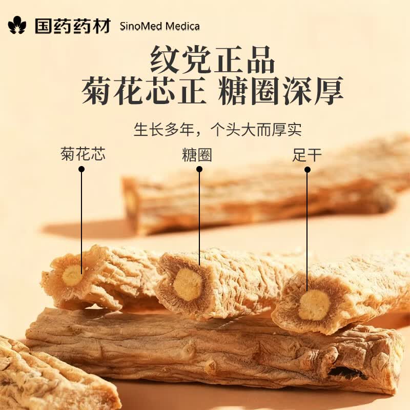 崇芝林国药药材沙苑菟丝黄芪党参当归组合胎菊金银花养生茶饮干货套装 【气血三补】黄芪+党参+当归 450g*1组 国药药材 只做道地好品质