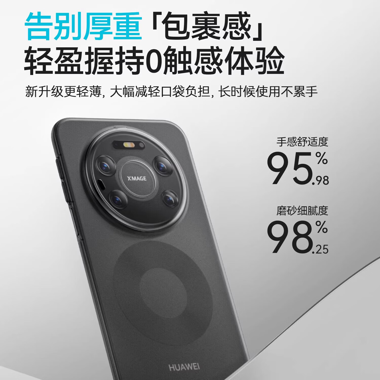 路杰森【冰感散热】适用华为mate80promax手机壳新款mate60pro+超薄磨砂保护壳70全包防摔air高级感男女 【透白色丨精孔镜头】极速散热丨久玩不发烫 华为 Mate70