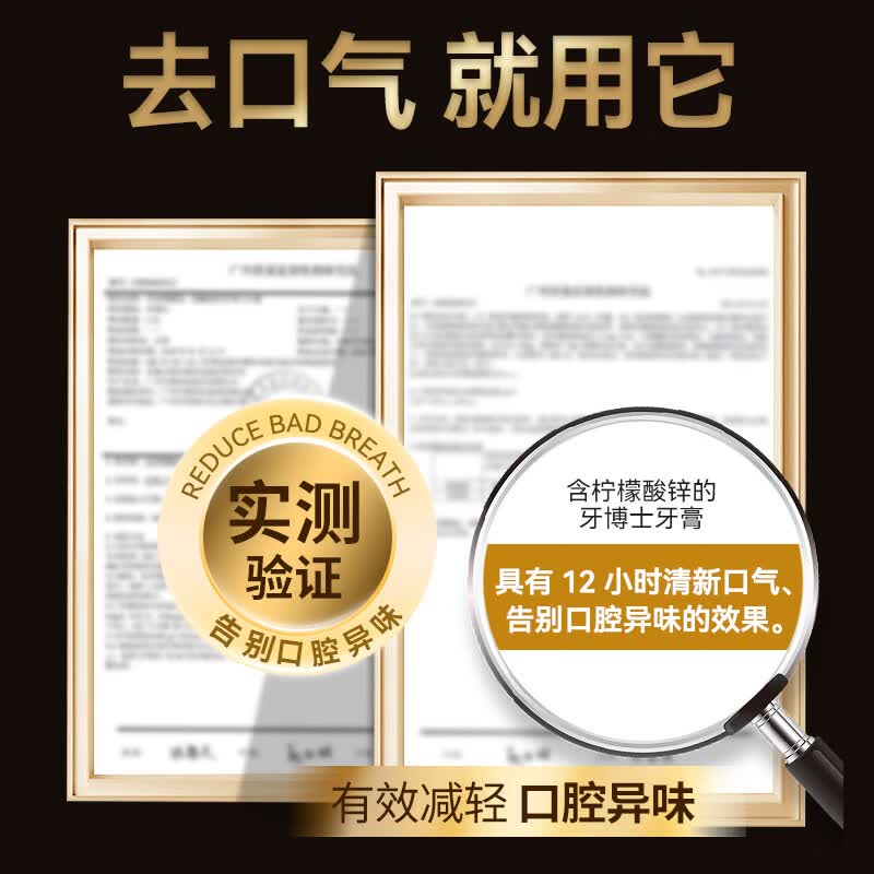 牙博士去烟渍亮白牙膏清新口气长效净味防蛀固齿100g*1支 【去烟渍】100g*1支